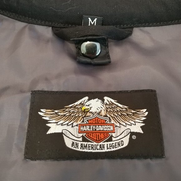 Women's Medium M Harley-Davidson Cotton 3-n-1 Jacket 98416-08VW - Picture 6 of 12